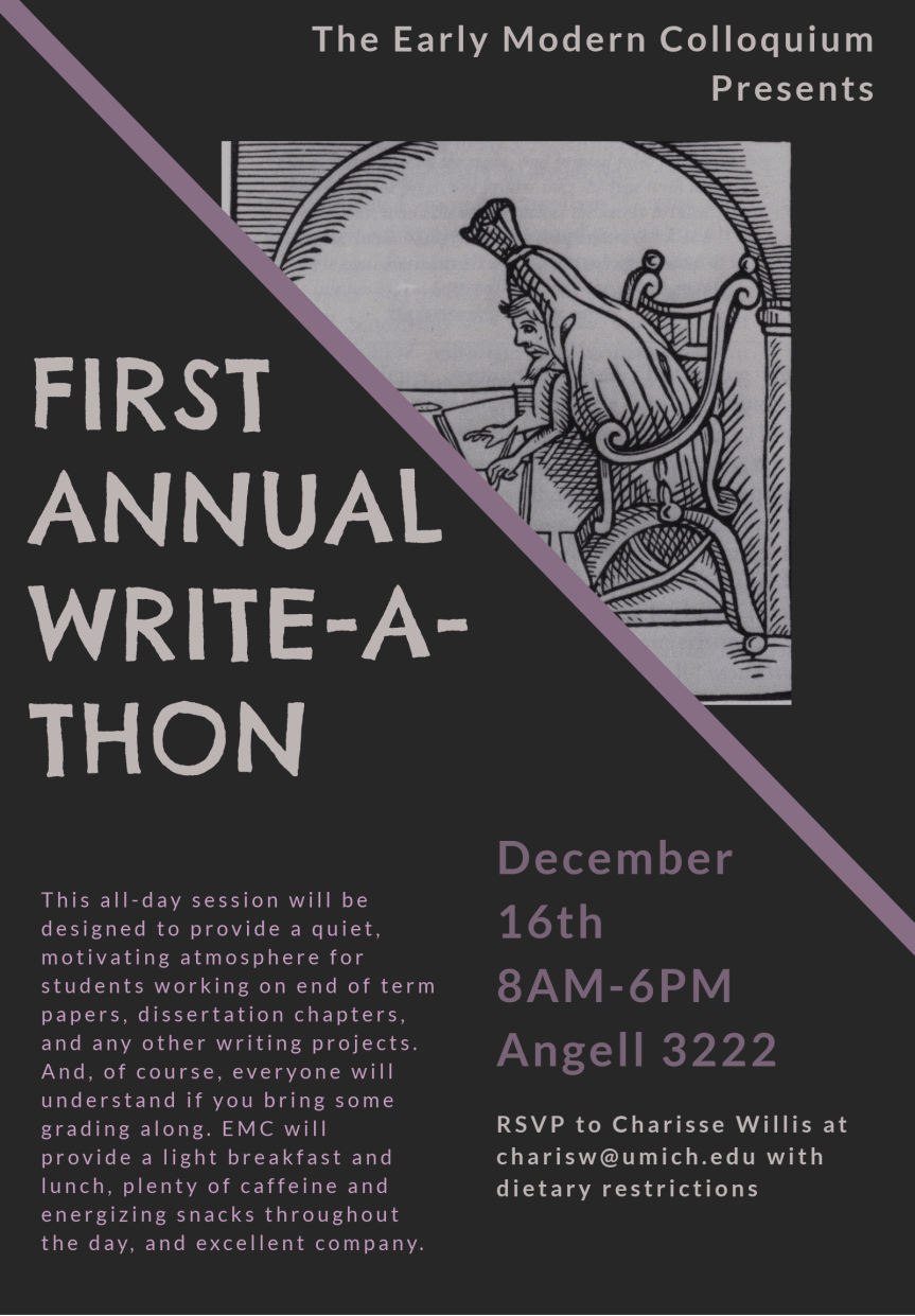 EMC Write A Thon Poster